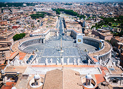 Saint Peter's Square - Rome, Italy